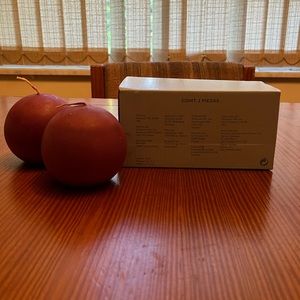 Partylite 2 Ball Candle Q3629